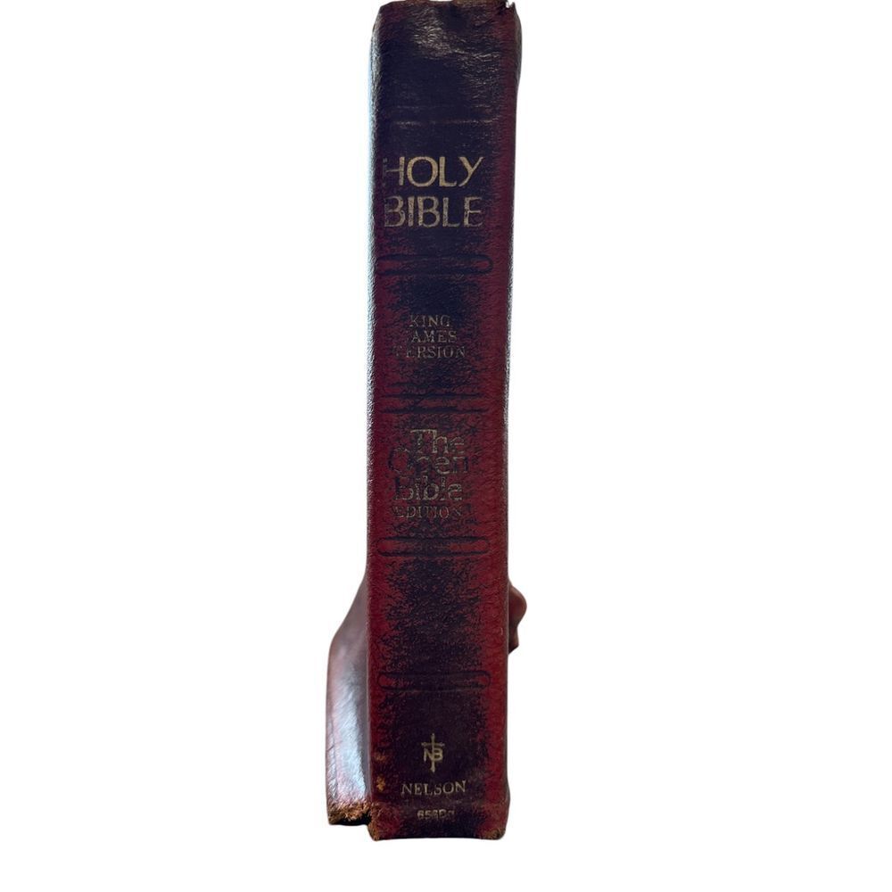 Thomas Nelson‎ Holy Bible King James Version Red Letter Open Bible Edition 1975
